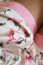 Pink and Burgundy Floral Pyjama Set