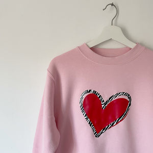 Pink Jungle Heart Sweatshirt