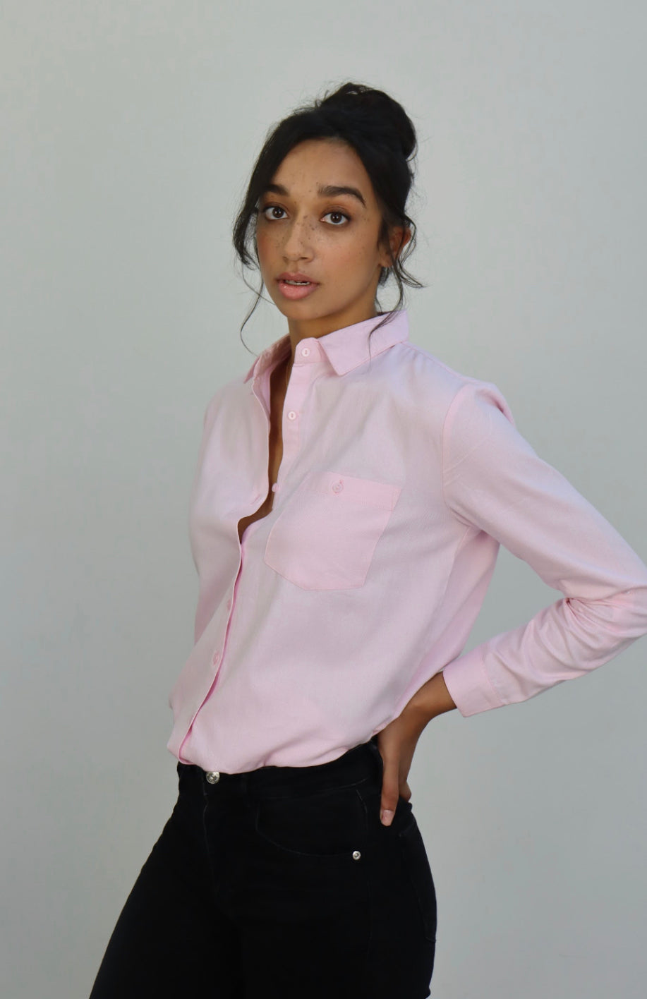 Classic Oxford Shirt - Pale Pink